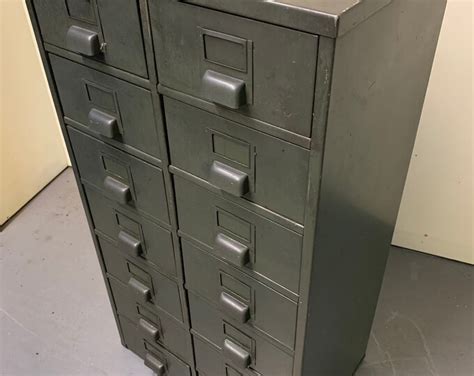 Antique mid century 14 Drawer original Hobart 